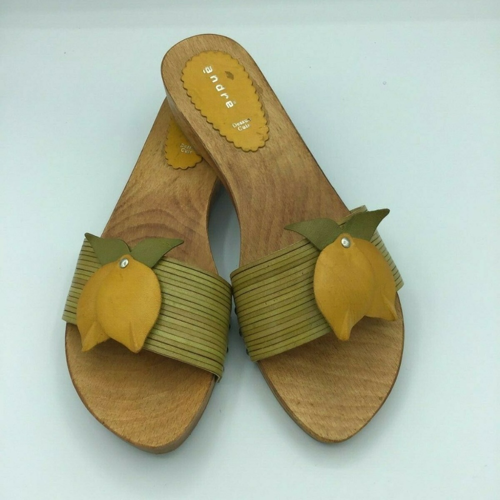 Andre Dessus  Made In Italy  Leather Sandals